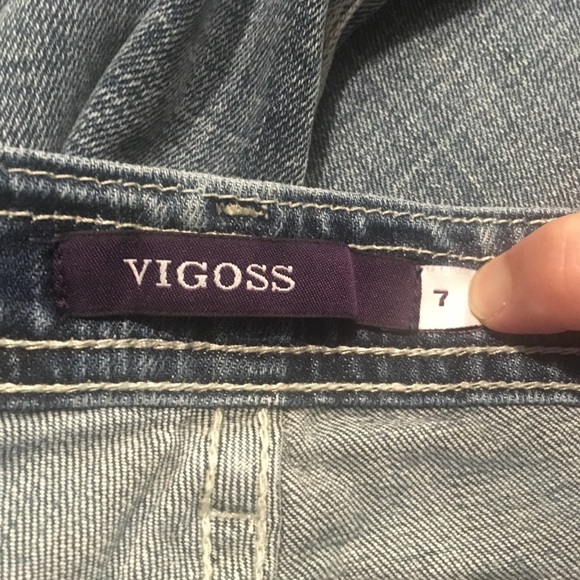 Vigoss Juniors Distressed Embellished Jeans - Picture 6 of 8